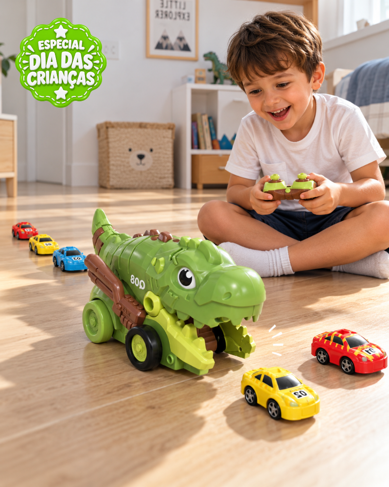 DinoMax - Kit 2 Dinossauros + 2 Controles