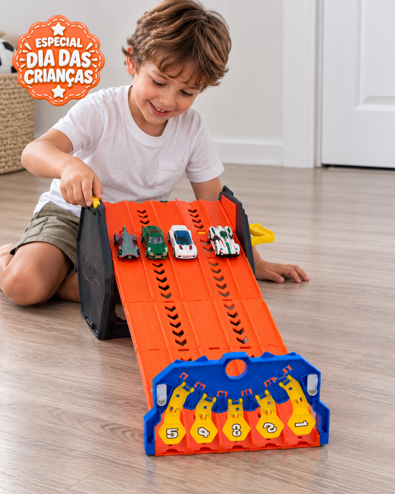 SpeedWheels - Pista de Corrida com 5 Carrinhos